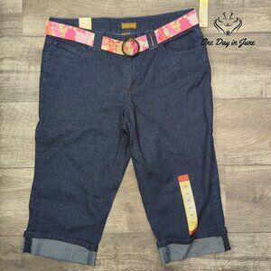 St. John's Bay Capri Jeans Size 14